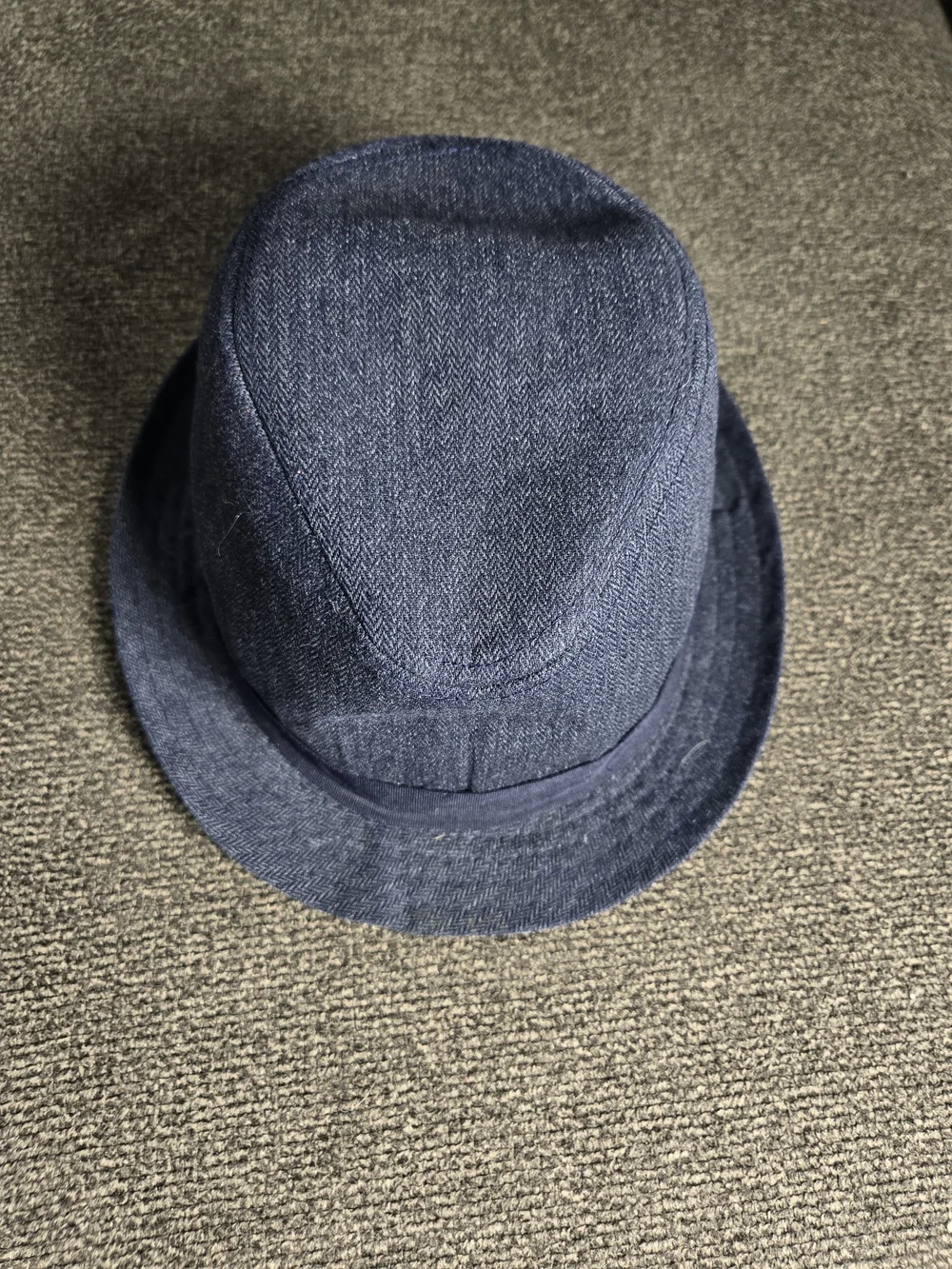 Boys Gymboree navy cotton blend bucket hat Fedora Hat